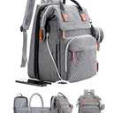 Diaper Bag Backpack with Changing Station, Large Diaper Bag, Baby Bag, Multifunctional Diaper Bag, Black