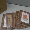 PETAFLOP Wooden 4x6 Picture Frame Set of 7, Rustic Frames Display 4 by 6 Inch Photo for Wall or Tabletop