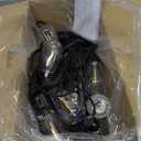 Brightever LED Outdoor String Lights 100FT Patio Lights with 52 Shatterproof ST38 Vintage Edison Bulbs, Outside Hanging Light Waterproof for Porch, Deck, Garden, Backyard, Balcony, 2700K Dimmable (100FT-Warm White, Black Wire)