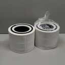 Core 300 Replacement Filter for LEVOIT Core 300S and Core 300-P Air Purifier, 3-in-1 H13 True HEPA Filter Replacement, Compared to Part # Core 300-RF, 2 Pack, White, By Improvedhand