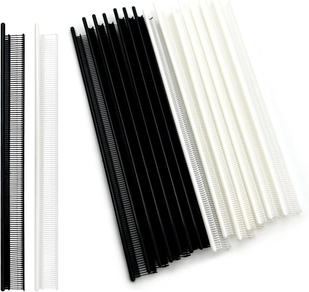2000PCS Micro Stitch Gun Fasteners Kit  0.18 Inch Extra-Fine Tagging Gun Fasteners for Mini & Micro Stitch Guns (1000 White + 1000 Black)