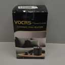 Small Portable Space Heater for Indoor Use - VOCRS 1500W PTC Electric Heater with Thermostat, Remote Control, 12H Timer, Eco and Fan Mode, Rapid and Safe Heating for Bedroom, Office