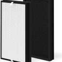 Fette Filter - AP-C500FL 3-in-1 True HEPA Replacement Filter Compatible with Homedics Smart Console Air Purifiers models AP-C500, AP-C550. Pack of 2 Replace Part # C500FL