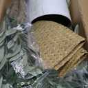 TNELTUEB Faux Olive Tree 6FT - Indoor Tall Artificial Olive Trees with Planter & Basket and Lights, Artificial Plants with Natural Wood Trunk and Realistic Fruits for Home Living Room Office Decor