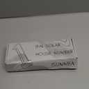 ISUNMEA 9 Inch Solar Lighted House Numbers for Outside, Light Up Waterproof LED Address Numbers Signs for Houses, Large Personalized Illuminated Exterior Modern House Numbers Light (1-Black, 9IN)