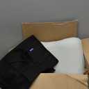 Cushion Lab Travel Deep Sleep Pillow  Compact Memory Foam Neck Pillow for Sleeping, Portable Pillow for Hotels, Camping, Side & Back Sleepers, On-The-Go  Black