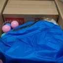 White Bounce House with Blower, 9x9x7FT Inflatable Castle with Slide & Ball Pit, Wedding Party Decoration & Kids Indoor Outdoor Jumping House