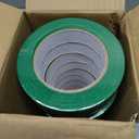 Lichamp 10 Pack Green Painters Tape 1 inch, Medium Adhesive Green Masking Tape Bulk Multi Pack, 1 inch x 55 Yards x 10 Rolls (550 Total Yards)