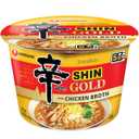 NongShim Bowl Noodle Soup Gold with Chicken Broth, Gourmet Spicy, 3.56 oz (101g) x 6 Bowls, Best before 18 Feb 2026