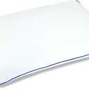 Sleep Innovations Forever Gel Memory Foam Pillow, Standard Size, Cool Touch Cover and Cooling Gel Memory Foam Core, Side, Stomach, and Back Sleepers, Medium Support