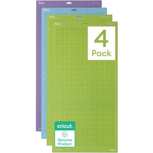Cricut Cutting Mat Variety Pack (4 Count, 12in x 24in) - for Explore & Maker Machines - Includes 2 StandardGrip, 1 LightGrip, 1 StrongGrip