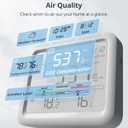 SwitchBot CO2 Detector, Air Quality Monitor Indoor, CO2 Monitor for CO2/TEMP/Humidity, Portable Carbon Dioxide Detector for Home/Car/Office/Greenhouse (Alexa-Enabled Meter Pro CO2)