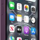 Apple iPhone 16 Silicone Case with MagSafe and Camera Control: Lightweight Phone Case, Wireless Charging Compatible, Smooth Matte Finish; Plum