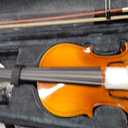 Violin 4/4 Full Size Kit for Beginners, Glossy Violin Fiddle Set for Adults, Students with Violin Case, Bow, Rosin, Fingerboard Sticker, Shoulder Rest, Extra Strings and Bridge(Plywood, Full)