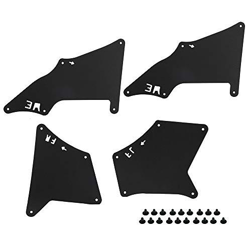 Splash Guard Fender Liner Shields with Clips Compatible with 2003-2020 Toyota 4 Runner 2007-2014 FJ Cruiser 2010-2018 Lexus GX460 2003-2009 Lexus GX470- Replaces 53735-35150, 53886-35020