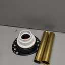 Freestanding Tub Drain Rough-in Kit, Bathtub Drain Kit with PVC Adapter & Brass Tail Pipes,Free Standing Tub Drain Kit, Suitable for All Freestanding Bathtub, Floor-Mounted, and Copper Bathtubs