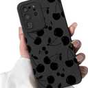 Lovmooful Compatible for Samsung Galaxy S20 Ultra Case Cute Cool Cherry with Black Design for Girls Women Soft TPU Shockproof Protective Girly for Samsung Galaxy S20 Ultra-Cherry