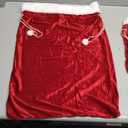 wonshia 2Pcs Christmas Velvet Santa Sack Large Christmas Santa Velvet Bag with Drawstring Gift Wrap Bags