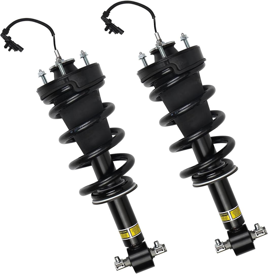 Pair Front Struts Shock Absorber Electric Assembly Assy Magnetic Compatible with Cadillac Escalade Tahoe Suburban Silverado GMC Sierra 1500 Yukon (XL) 2015-2022 Replaces 84176631 84977478
