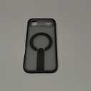 for Apple iPhone 17 Air Case Magnetic Heat Dissipation with Foldable Kickstand, Compatible with MagSafe  Mesh Breathable Hollow Honeycomb Shockproof Cooling Cover for iPhone Air FX-Black