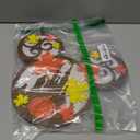 Fall Thanksgiving Wall Decor Lantern - Pumpkins Maple Leaf Door Hanging Sign Decor with Light, Autumn Farmhouse Wreath & Indoor Window Decorations