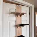 Door Hanging cat Tree, Door Hanging cat Shelf, 11.8"L x 21.6"W x 67"H