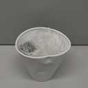 LAMKNVS Mini Pendant Light Fixtures White Wood Pendant Lighting for Kitchen Island 7.87in Cone Modern Ceiling Hanging Lights Hollow Shade Nordic Island Light for Counter, Bar, Hallway