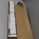 SMARTSTANDARD 48" Bifold Sliding Barn Door Hardware Kit, 4ft Top Mount Bi-Folding Track Kit for Double 22" Closet Pantry Laundry Doors-Smoothly and Quietly, Black [No Door]