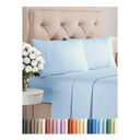 Full Size 4 Piece Sheet Set - Comfy Breathable & Cooling Bed Sheets Set - Hotel Luxury Bedding for Women, Men, Kids, Teens, Boys & Girls - Deep Pockets, Soft, Wrinkle Free - Oeko-Tex - Light Blue