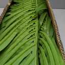 5ft Artificial Palm Tree Indoor Plant Tall Fake Tropical Paradise Palm Tree in Pot with Real Bark Design Faux Areca Palm Tree for Home Office Living Room Bedroom Farmhouse Modern Decor 2pcs
