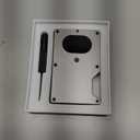 Wallet for Men, Air Wallet Build in Airtag Chip, Smart Wallet Compatible with Apple Find My iOS Only, Minimalist Front Pocket Wallet RFID-Blocking Card Holder with Money Clip (Grey)