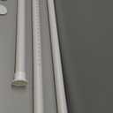 AIZESI Shower Curtain Rod 30-64 Inch No Drilling Adjustable Shower Rod Never Rust & Non-Slip Tension Curtain Rod White Spring Loaded Curtain Rods for Window Bathroom Doorway Closet Cupboard