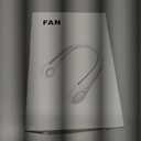 ETERBLOSS Portable Neck Fan,Travel Essentials - Hands Free 5 Speeds,Neck Cooling Bladeless Fan - USB Rechargeable,Fast Cooling,Ultra Quiet,Gifts for Women Men(White)