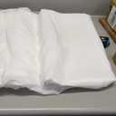 Medline Transfer Bench Shower Curtain, Standard Size, Machine-Washable, White, for Senior, Elderly, Disabled, or Adults and Patients, 1 Ct.