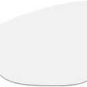 X AUTOHAUX Left Driver Side LH Mirror Glass W/Adhesive for Volkswagen CC 2009-2017 for Eos 2009-2015 2016 for Passat 2012