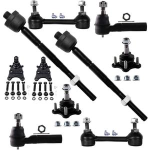 SCITOO 10-PC SET Suspension Kit For Chevrolet Colorado For GMC Canyon For Isuzu i-280 Front Sway Bar End Link,Inner Tie Rod End,Lower Ball Joint,Outer Tie Rod End,Upper Ball Joint
