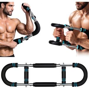 Twister Arm Trainer, 66-110lb Adjustable Fitness Equipment, Chest Workout Equipment for Men, Portable Detachable Upper Body Forearm Strengthener Shoulder Arm Exerciser for Home Gym