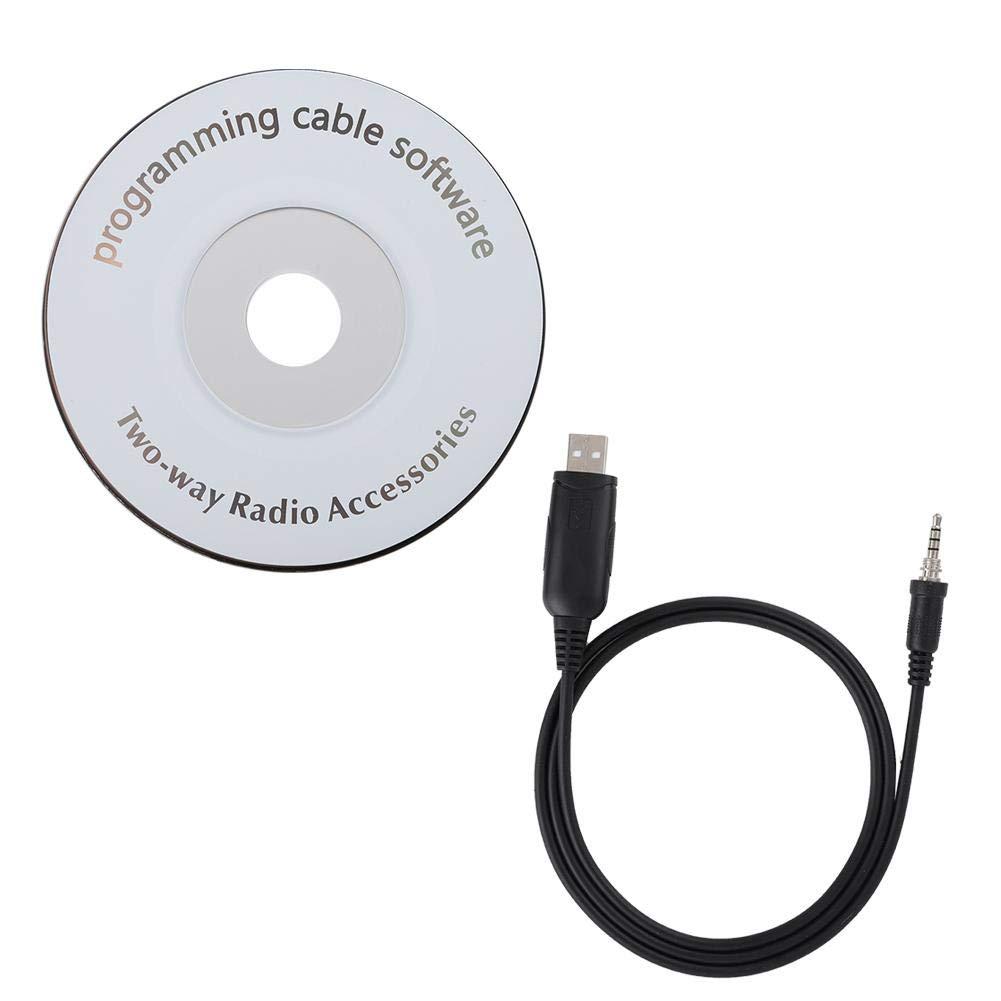 Radio USB Programming Adapter Cable, USB Cable Cord Programming foror YAESU Vertex VX-6 VX-6E VX-6R VX-7E VX-7R Walkie Talkie
