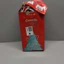 COOLWUFAN 12 Pack Christmas Candy Cane Pathway Markers, 22'' Candy Cane Christmas Decorations Pathway Lights Outdoor with 72 Warm Lights for Xmas Holiday Party Walkway Patio Garden Yard Lawn Decor