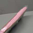 MIULEE Stall Waffle Weave Fabric Stand Up Shower Bath Curtain with 6 Metal Hooks Small Heavy Duty Washable Waterproof Narrow Thick Cloth Half Shower Curtains Set for Bathroom Hotel,W36*L72,Blush Pink