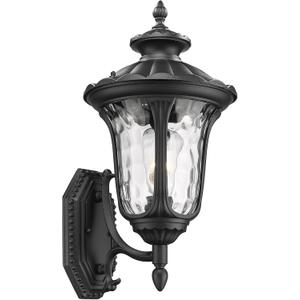 Outdoor Light Fixtures Wall Mount, Waterproof Exterior Wall Lanterns with Waer Ripple Glass, Outside Sconces, Front Porch Lights for House Garage Doorway Patio