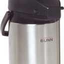 BUNN 2.5 Liter Lever-Action Airpot, Stainless Steel, 32125.0000