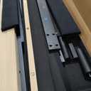 Full Size Platform Bed Frame with Upholstered Headboard, Wooden Slats, No Box Spring Needed (Beige, King) (Black, Queen)