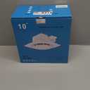 FEITON Square Bathroom Exhaust Fan with Light, 160 CFM 35W 4 Inch Duct, 100-240V 1.0 Sones Quiet Bathroom Ceiling Fan, Shower Fan Light Combo(Mounting Hole: 10.2 x 10.2 Inches)