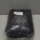 Smiry Spandex Tablecloth, Elastic Fitted Stretch Tablecloth for 4FT Rectangle Tables, Waterproof Washable Table Cover Skirt for Outdoor, Wedding, Banquet & Parties (Black, 48Lx24Wx30H Inch)