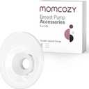 Momcozy Double-Sealed Flange 24mm Compatible with Momcozy M5 Breast Pump. Original M5 Breast Pump Replacement Accessories, 1PC (24mm) (Transparent)