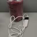 Heated Blanket Electric Throw, Soft Flannel Heating Blanket with 8 Hours Auto Off 10 Fast Heating Levels Machine Washable Sherpa Heated Blanket with Overheating Protection (Throw (50" x 60"), Red