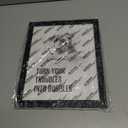 arteWOODS Funny Bulldog Bathroom Wall Art - Rustic Farmhouse Wall Decor with Humorous Quotes Black Framed Print Artwork Cute Animal Pictures for Shower Toilet Restroom Kid's Washroom 8x10 Inch