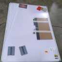 VIZ-PRO Dry Erase Board/Magnetic Whiteboard, 60 X 40 Inches, Silver Aluminum Frame