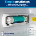 GE RPWFE Refrigerator Water Filter, Genuine Replacement Filter, Certified to Reduce Lead, Sulfur, and 50+ Other Impurities, Replace Every 6 Months for Best Results, Pack of 1